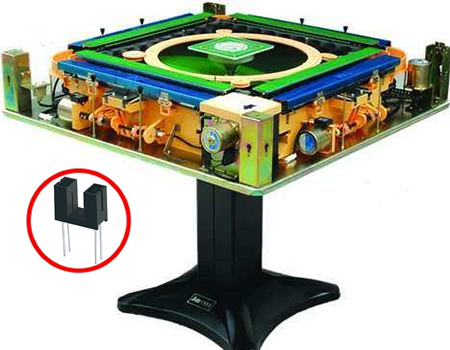 光电开关在麻将机上的应用料号推荐