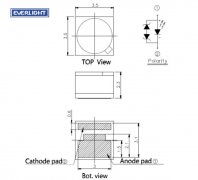 亿光NIR-C19M-A20/L763-P03/TR门禁解锁)专用红外LED